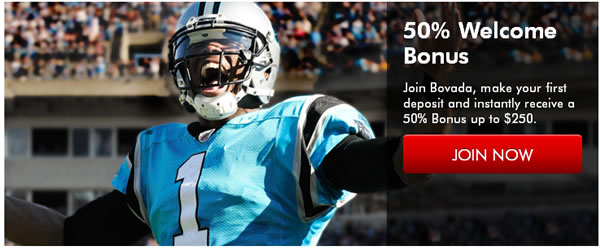 Bovada’s Best Bonus For NFL Football Betting – $250 @ 50%! - Sportsbook Promotion Codes